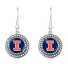 Illinois Illinis Earrings- Allie