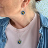 West Virginia Mountaineers Earrings- Allie