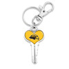 Southern Mississippi Golden Eagles Key Chain- Heart