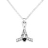 Sports Jewelry- Crystal Hockey Sticks Necklace