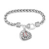 Sports Jewelry- Crystal Baseball Glove- Bracelet