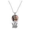 U.S. Navy® Car Charm- Home of the Brave (Soldier) with Silver Logo - Hangs from your vehicle rear view mirror.