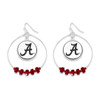Alabama Crimson Tide Earrings- Chloe