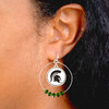 Michigan State Spartans Earrings- Chloe