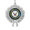 U.S. Navy® Seal Wreath Ornament- Navy