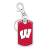 Wisconsin Badgers Key Chain- Dog Tag