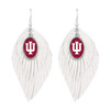 Indiana Hoosiers Earrings- Boho Secondary Color