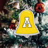 Appalachian State Mountaineers Christmas Ornament- Bell with Team Logo and Stars