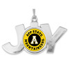 Appalachian State Mountaineers Christmas Ornament- Joy with Circle Team Logo Appalachian State Mountaineers Christmas Ornament- Joy with Circle Team Logo