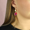 Ole Miss Rebels Earrings - Diana