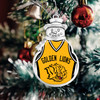 Arkansas Pine Bluff Christmas Ornament- Snowman with Basketball Jersey