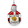 Arkansas Pine Bluff Christmas Ornament- Santa,... Its Football Season