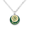 Cal Poly Mustangs Necklace- Stacked Disk