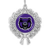 Central Arkansas Bears Christmas Ornament- Wreath with Team Logo