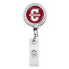 Charleston Cougars Belt Clip Badge Reel- Crystal