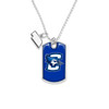 Creighton Bluejays Car Charm- Rear View Mirror Dog Tag with State Charm