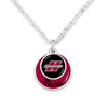 Henderson State Reddies Necklace- Stacked Disk