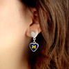 Michigan Wolverines Earrings- Amara