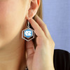 North Carolina Tar Heels Earrings- Juno