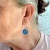 Kansas Jayhawks Earrings- Hazel