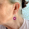 Virginia Tech Hokies Earrings- Hazel