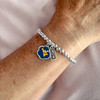 West Virginia Mountaineers Bracelet- Hazel