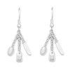 Occupation Jewelry- Crystal Silverware Earrings