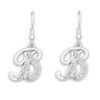 Initials Jewelry- Crystal B Earrings