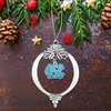 North Carolina Tar Heels Glitter Charm Ornament