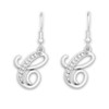 Initials Jewelry- Crystal C Earrings
