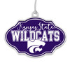 Kansas State Wildcats Christmas Frame Ornament
