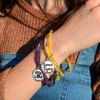 LSU Tigers Bracelet- Chloe Spirit Slogan