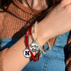 Nebraska Cornhuskers Bracelet- Chloe Spirit Slogan