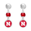 Nebraska Cornhuskers Earrings - Ivy