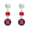 NC State Wolfpack Earrings - Ivy