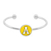 Appalachian State Mountaineers Bracelet- Izzie Silver Cuff