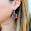 Boise State Broncos Earrings-  Stacked Disk