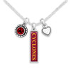 Iowa State Cyclones Necklace- Triple Charm