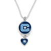 Citadel Bulldogs Car Charm- Rear View Mirror Heart Charm and Spirit Slogan