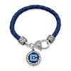 Citadel Bulldogs Bracelet- Harvey Leather Twisted Rope