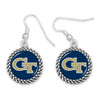 Georgia Tech Yellow Jackets Earrings- Olivia