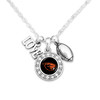 Oregon State Beavers Necklace- Football, Love and Logo