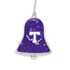 Tarleton State Texans Christmas Ornament- Bell with Team Logo and Stars