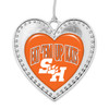 Sam Houston State Bearkats Christmas Heart Ornament