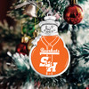 Sam Houston State Bearkats Christmas Ornament- Snowman with Baseball Jersey