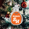 Sam Houston State Bearkats Christmas Ornament- Snowman with Football Jersey