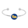 Pittsburgh Panthers Bracelet- Izzie Silver Cuff