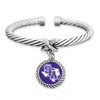 Stephen F. Austin State Lumberjacks Bracelet- X Bangle Cuff