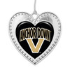 Vanderbilt Commodores Christmas Heart Ornament