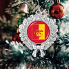 Pittsburg State Gorillas Christmas Ornament- Wreath with Team Logo